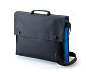 Two Tone Document Bag - Royal Blue