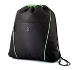 Drawstring Expandable Bag - Lime