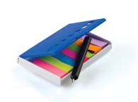 Sticky Note Holder with Mini Pen-R.Blue