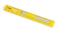 Student Ruler and Pencil Set - Yellow