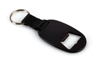 Bottle Opener Keyring - Black