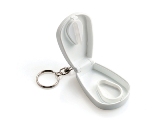 Keyring Pill Cutter - White