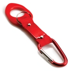 Carabiner Bottle Holder - Red