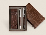Leather Pen and Pencil Gift Set