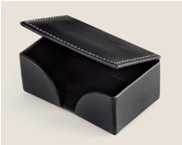 Leather Desk Business Card Holder