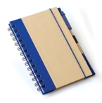 A5 Eco Recycled Notebook-Royal Blue