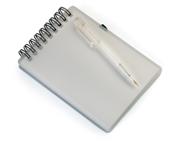 Mini Notebook with Pen-Clear