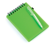 Mini Notebook with Pen-Lime