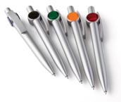 Colour Dot Ballpoint Pen - Black