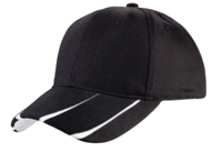 6 Panel Heavy Brushed V-Slit-Black/White