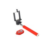 Selfie Stick - Bluetooth Red Remote