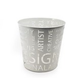 Dustbin - Words - Avail in Black or White Dustbin - Words - Avail in Black or White
