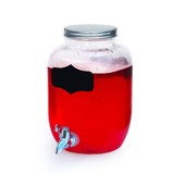 Glass Beverage Dispenser - Decal 4l