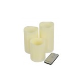 LED Candle - 3pc with Remote