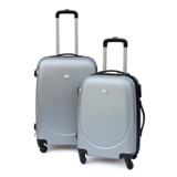 Luggage - ABS 2 Pcs Trolley Set - Available in Silver or Black