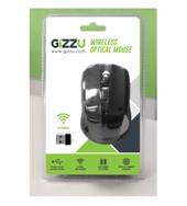 GIZZU 2.4GHZ WIRELESS MOUSE  BLACK