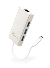 J5 Create USB-C To Gbe | 3 Port Hub