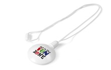 Kids Bubble on Lanyard - White