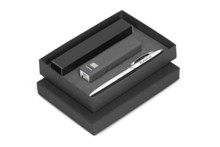 Oakridge Power Bank & Pen Gift Set - Avail in Beige, Black or Br