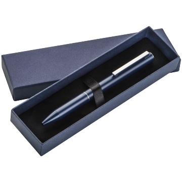 Executive navy-blue metal ball pen