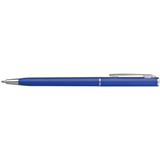 Plastic twist-action ball pen - slim design.