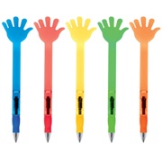 Plastic ballpen, hand design