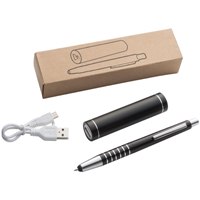 Touchtip ballpen with 2200mAh power bank.