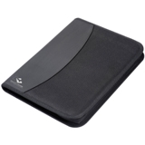 600D A4 zip around folder with notepad and several storage compa