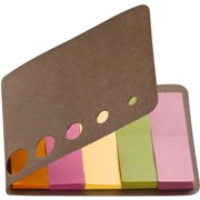 Eco-friendly sticky notes.