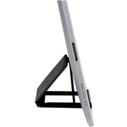 Space-saving budget tablet holder - folds-up flat.