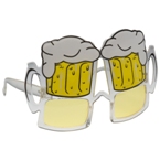 Novelty beer glass shaped sunglasses. Novelty beer glass shaped sunglasses.