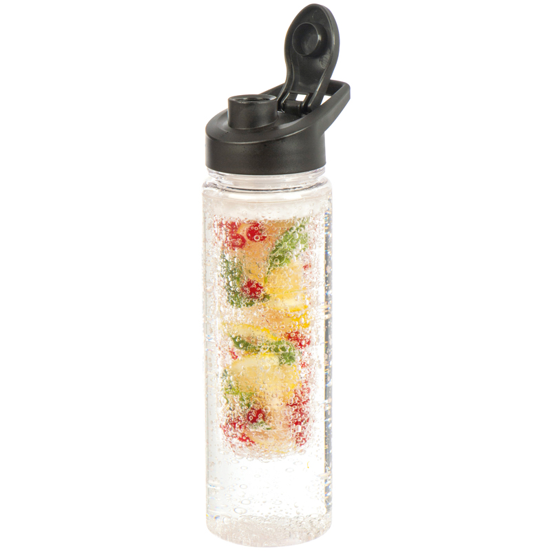 Large plastic bottle (700 ml) with removable infuser and carry h