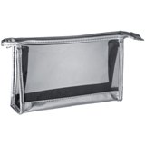 See-through cosmetic bag.