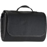 Fleece blanket with lining  - fold-up with velcro closure.