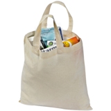 Mini cotton shopper - eco-friendly. Ideal for smaller shopping i