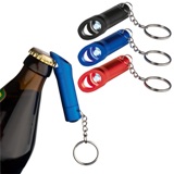 3-in1 Metal key ring, 3 LED torch and bottle opener
