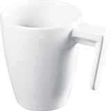 300ml Glossy ceramic mug in a classic design - "7" design handle