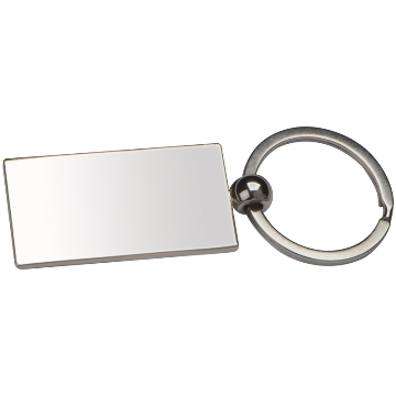 Metal rectangular key ring