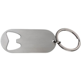 Metal key ring/bottle opener.