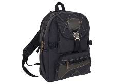 Rustic Denim Backpack