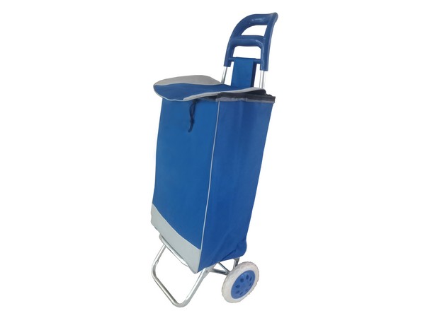 Blue Shopping Trolley Bag