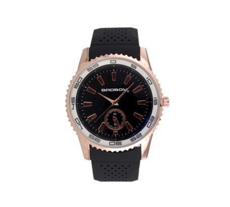 Dominate Black & Rosegold Watch