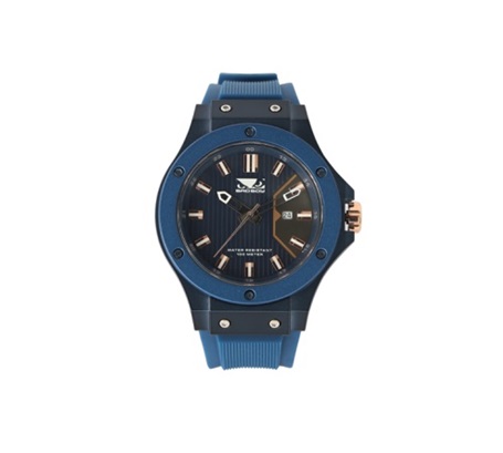 Empire 100M-WR Blue & Rosegold Watch