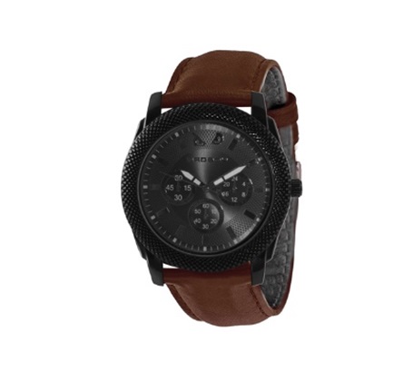 Switch Gun & Brown Watch