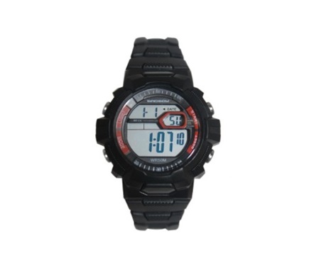 Digi Mid-Size 50M-WR Black Watch