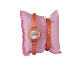 Candy  Watch & Bangle Gift Set (Orange) Watch