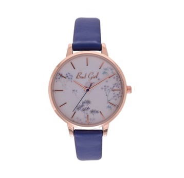 Flounce Rosegold & Navy Watch