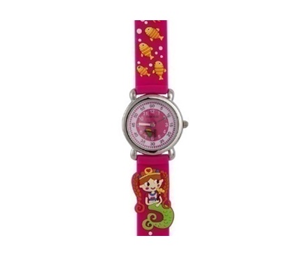 3-D - Mermaid (Pink) Kids Watch