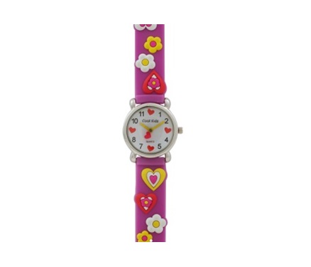 3-D - Hearts (Purple)  Kids Watch