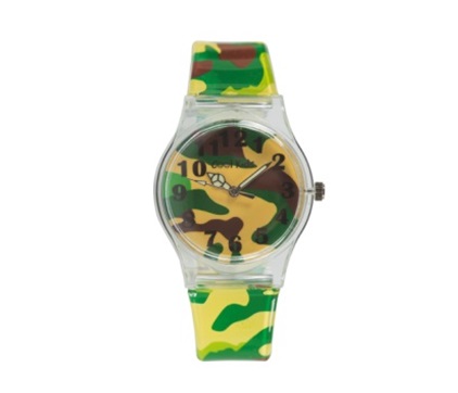 Funky Slim - Army (Yellow & Green) Kids Watch